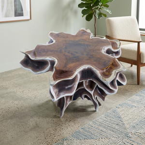 Table basse en bois massif biologique, design classique moderne, personnalisable, pour le mobilier de salon - Product Image 1