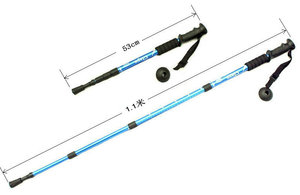 Bâtons de marche réglables ou télescopiques pour la randonnée en plein air, la randonnée pédestre et l'escalade - Product Image 4