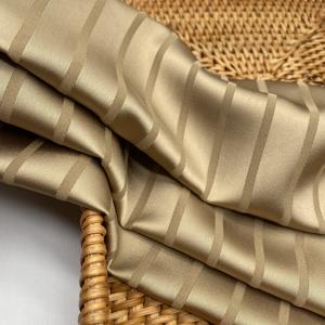 Tela de satén jacquard con <span class=keywords><strong>mango</strong></span> muy suave, similar a la tela de ácido acético, 100% poliéster, a rayas - Product Image 6