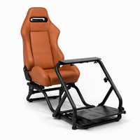 Siège en cuir réglable EDDYSTAR universel pour simulateur de course, jeux et chaise de bureau, NE PAS UTILISER SUR ROUTE, UNIQUEMENT EN TOUT-TERRAIN
