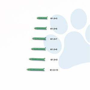 Implante Quirúrgico Veterinario Ortopédico con Tornillo de Bloqueo AO de 1.6mm, 2.4mm, 3.2mm, 4.0mm para Procedimientos de Fijación Ósea en Animales - Product Image 6