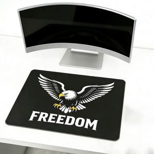 High Quality Logo Print Black <b>Mousepad</b> Hot Sale Stock Item Custom Promotional Gifts - Product Image 1