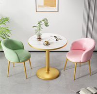 Ensemble Table et Chaises de Balcon Luxe Moderne Minimaliste en Acier Inoxydable Écologique Durable et Imperméable Comprenant 1 Table et 2 Chaises