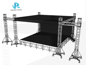 Sgaier Tùy Chỉnh Kích Thước 6061 Hợp Kim Nhôm Chất Lượng Cao Cấp Giàn Sân Khấu Giàn Chiếu Sáng Sự Kiện Giàn Cho Sự Kiện Ngoài Trời - Product Image 3