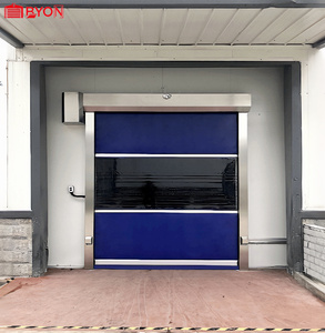 Porte à rideau rapide automatique en PVC avec capteur pour ateliers sans poussière, usines agroalimentaires et imprimeries - Product Image 1