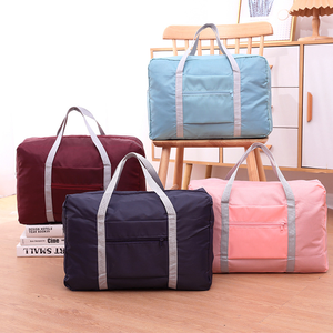 Custom Portable Luggage Storage <b>Trolley</b> Case Bag Duffel Bag Travel <b>Foldable</b> Polyester Light Travel Bag - Product Image 1