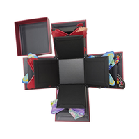 Boîte cadeau surprise papillon de mariage, boîte cadeau romantique de luxe, emballage cadeau personnalisé