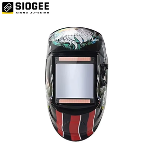 <span class=keywords><strong>Masque</strong></span> de soudage panoramique PP pour <span class=keywords><strong>4</strong></span> <span class=keywords><strong>capteurs</strong></span> d'arc, double alimentation solaire/batterie Li, technologie des couleurs véritables, DIN5-13 réglable, design aigle - Product Image 3