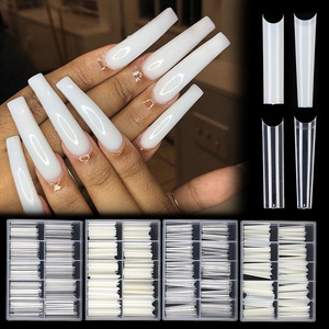100 pièces/boîte <span class=keywords><strong>XXL</strong></span> cercueil/carré C incurvé Extra Long droit ongles conseils <span class=keywords><strong>faux</strong></span> ongles demi-couverture acrylique <span class=keywords><strong>faux</strong></span> ongles avec boîte - Product Image 5