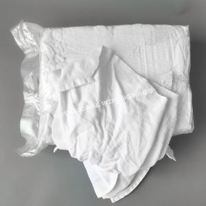 Trapos de Toalla Blancos de Algodón Puro Reciclado, Trapos de Toalla Blancos de Grado Industrial Reutilizables para Múltiples Usos de Limpieza - Product Image 1