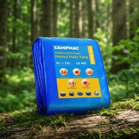 Bâche en rouleau PE/PVC YRH, robuste, imperméable, bleue, 116g, pour camion et camping, vente en gros, fournisseur d'usine