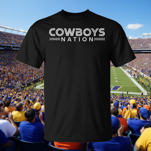 Cowboys Nation Supporter Dallas - Camiseta deportiva clásica de manga corta, cuello redondo, unisex, para adultos - Product Image 3