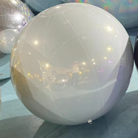 Personnalisé 100cm Miroir Gonflable Globe 150cm Double Couche Ballon Réfléchissant Couleur Personnalisé 80cm Disco Miroir Boules
