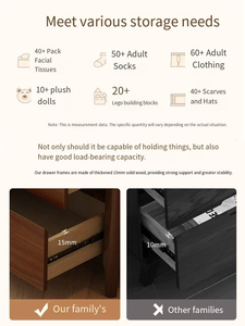 <span class=keywords><strong>Commode</strong></span> à 5 tiroirs de style classique chinois, design oriental intemporel, robuste, durable, facile à nettoyer, idéale pour les maisons modernes et classiques - Product Image 4