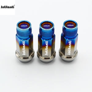 Jntitanti M12 * 1,5*45mm, Cubo de tuerca de rueda de coche de titanio, asiento cónico de grado 10,9, piezas de automóvil Gr.5 para Toyota Mazda para Honda para Acura <span class=keywords><strong>Scio</strong></span> - Product Image 3