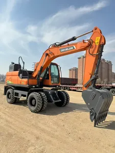 Develon DX150W Wheel Excavator 101 kW Mobile Earthmoving Machine 0.58 m3 Bucket Construction Equipment - Product Image 3