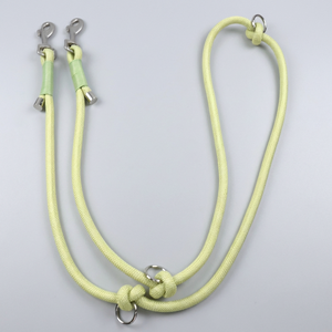 Guinzaglio per Cani Multifunzione 2 in 1 in Corda di Nylon a Doppia Estremità con Motivo a Quadri Personalizzato e Rivetti per Corsa e Arrampicata in Montagna - Product Image 2
