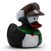 Jouets de bain en caoutchouc miniatures personnalisés de la marque Jixin - Jouets éducatifs flottants qui font du bruit - Cadeau de Noël unisexe pour