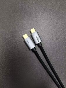 Nouveau câble Thunderbolt 5 ultra-fin OD3.8 en silicone souple 80 Gbps 240 W USB C, prise en charge OEM ODM - Product Image 6