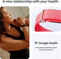 Tracker de santé sans écran Google Fitbit Air avec sangle en velcro tissée respirante