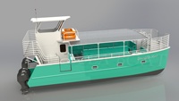Grandsea-Barco de buceo pequeño, catamaman de aluminio, 11,6 m, a la venta