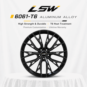 LS8007 Gloss Black Forged Alloy Car <b>Wheel</b> Rim Multi <b>Spoke</b> Passenger Vehicle <b>Wheel</b> for BMW - Product Image 4