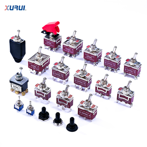 XURUI XT Series Heavy Duty Toggle Switch CE UL TUV KC RoHS 3C Certified SPST <strong>SPDT</strong> DPDT TPDT 15A 250VAC <strong>ON</strong>-<strong>ON</strong> <strong>ON</strong>-OFF - Product Image 1
