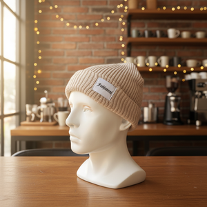 Bonnets d'hiver en acrylique tricotés jacquard de haute qualité personnalisés, broderie, nœuds dessinés à la main, qualité d'impression élevée, bonnet unisexe - Product Image 3