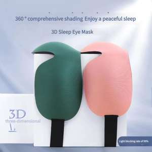 Antifaz para Dormir de Algodón Tejido Suave y Satinado, Cómodo, Elástico, para Uso Doméstico, con Logotipo Personalizado OEM, Venta al Por Mayor - Product Image 2