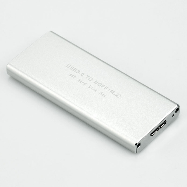 Factory OEM USB3.0 to NGFF M.2 External Ssd Hard Disk Drive Box HDD SSD Case SATA M2 to USB3.0 SSD Enclosure Box CaseCHONGHEE