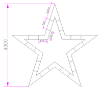 Sgaiertruss – Truss lumineux en forme de cœur pour DJ, idéal pour concerts et mariages – Excellent rapport qualité-prix
