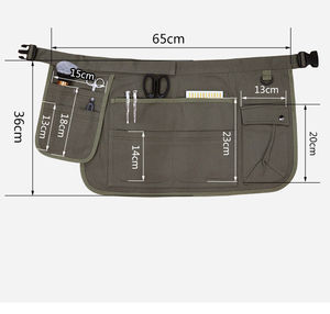 <span class=keywords><strong>Grembiule</strong></span> a mezza lunghezza in tela ispessita <span class=keywords><strong>grembiule</strong></span> multi tascabile con logo personalizzato per la lavorazione del legno - Product Image 5