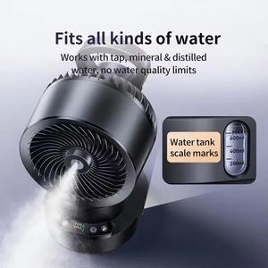 20000mAh Rechargeable Camping Fan 3A Desktop Mist Lantern 4 Speeds Portable Outdoor Tent Fan for Offices, Bedrooms, and Living - Product Image 2