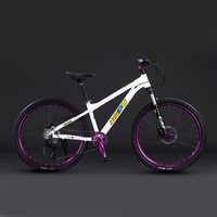 Vélo de montagne de bonne qualité avec freins à disque en alliage d'aluminium, 9 vitesses, 26 pouces, cadre entièrement amorti, suspension arrière XT-600, tout-terrain