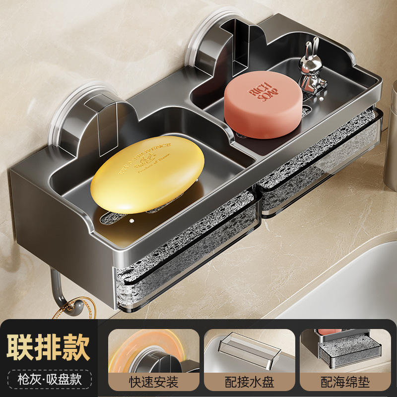 สีเทาปืน - แพ็คแถว 1 ชิ้น [รวมถาดรองน้ำหยดฟองน้ำ]