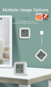 เครื่องวัดอุณหภูมิและความชื้นแบบสมาร์ท ZigBee ZTH05เทอร์โมมิเตอร์วัดอุณหภูมิดิจิตอลจอแสดงผล LCD ทำงานร่วมกับชีวิตอัจฉริยะ - Product Image 3