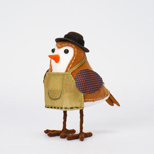Hot Christmas Stand Animal Birds Cute Home Window Decoration Adorno de poliéster Decoración de Navidad Muñeca Decoración de Navidad única - Product Image 6