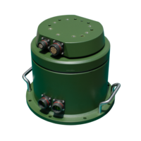 Adaptateur de rotation motorisé à un axe de haute précision pour dispositif radar, système électro-optique, alliage d'aluminium, étanche IP66