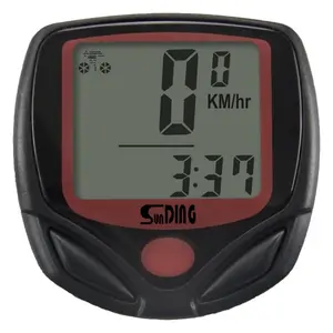 Großhandel Fahrrad Stoppuhr Kabel Timer Lcd wasserdicht Mountainbike Computer fahren Stoppuhr Ausrüstung Zubehör