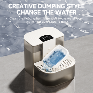 Bebedero Inteligente para Gatos con Separación de Agua Limpia y Sucia, Dispensador de Agua para Mascotas con Control Remoto, Bebedero Automático de 2L más 4.5L - Product Image 5