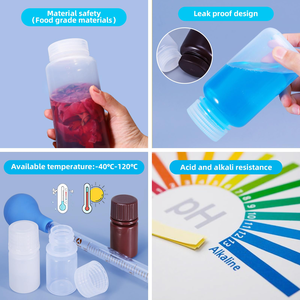 Botella de Plástico HDPE Personalizada para Envasado de Productos para el Cuidado de la Salud, Vitaminas y Medicamentos, con Tapa de Rosca - Product Image 5