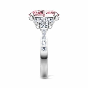 Nouvelle bague de fiançailles en forme de goutte d'eau 10 * 14 pour femmes, argent 925, maille rouge, diamant en forme de goutte d'eau, bijoux pour femmes - Product Image 4