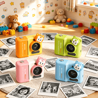 Appareil photo numérique miniature pour enfants, durable et sûr, adorable caméra selfie pour les tout-petits, cadeau d'anniversaire parfait, photos et vidéos HD.