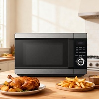 Four à air chaud multifonction haut de gamme 4-en-1 28L 1800W, barbecue électrique, four combiné, four à micro-ondes pour usage domestique