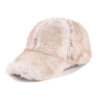 Casquette de baseball épaisse et chaude pour l'hiver, en fausse fourrure, style rétro, unisexe, réglable, coupe-vent et imperméable à la neige