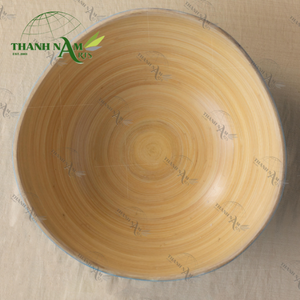 ชุดชามสลัดไม้ไผ่งานทำมือแบบยั่งยืนเครื่องครัวเป็นมิตรกับสิ่งแวดล้อมขายส่งสำหรับบริการด้านอาหาร - Product Image 3