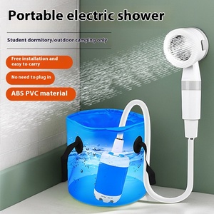 Pompa per doccia esterna ricaricabile <span class=keywords><strong>portatile</strong></span> per il bagno Hotel o appartamento con la testa dello spruzzatore per il campeggio attività all'aperto - Product Image 6