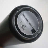 Bouteilles cosmétiques rondes en HDPE à pompe, diverses tailles, étiquette personnalisée, stock disponible pour l'emballage des soins personnels