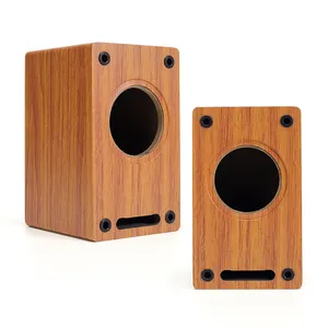 OEM ODM 3 Inch Wood Speaker Box Empty DIY Enclosure Shell Sound Amplifier LoudSpeaker Home Audio HIFI Wooden Speaker Case