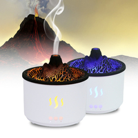 Cadeau Portable Creative Flamme Volcanique 300ml Humidificateur Mini Volcan Diffuseur